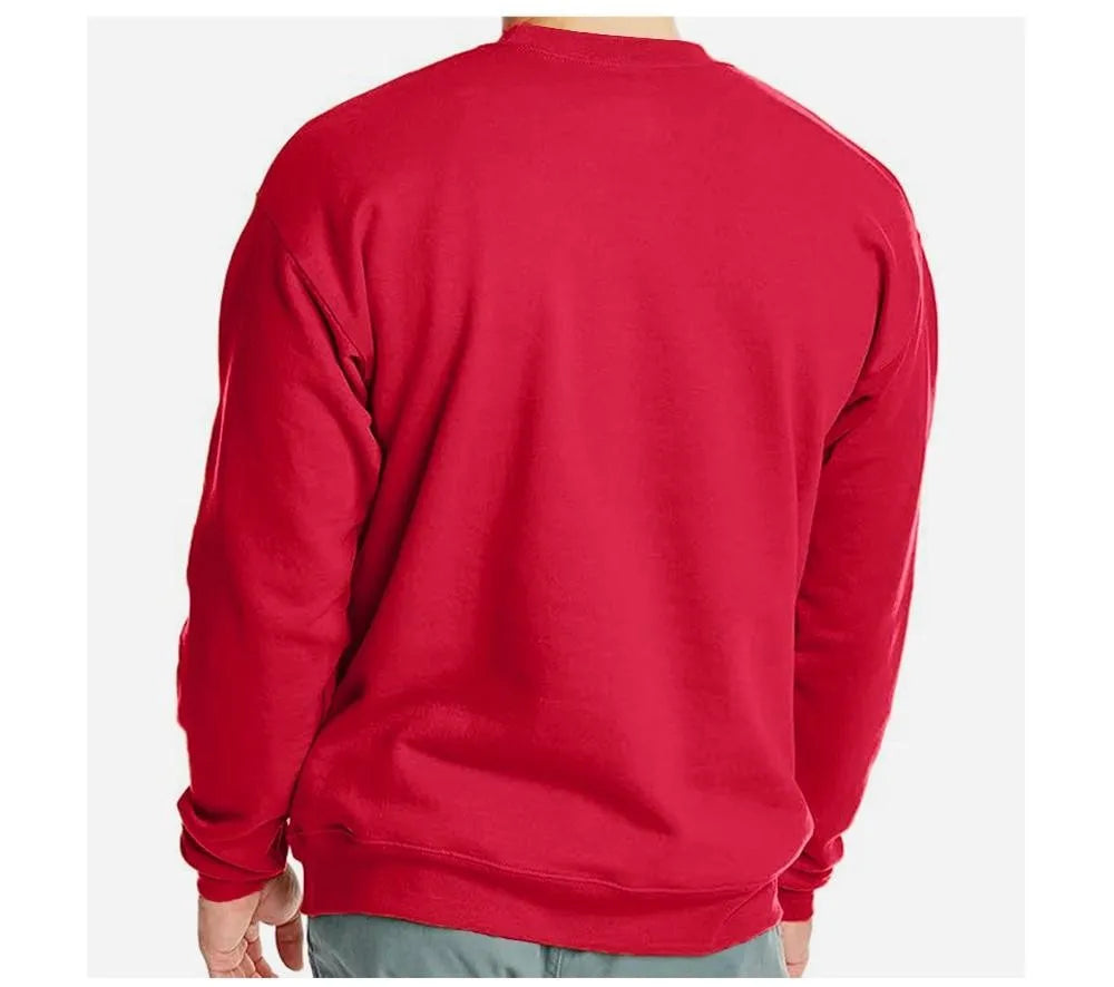 New York Usa Est.1624 Printing Mens Sweatshirts Winter Crewneck Hoodies Street Fleece Loose Streetwears Casual Men'S Clothes