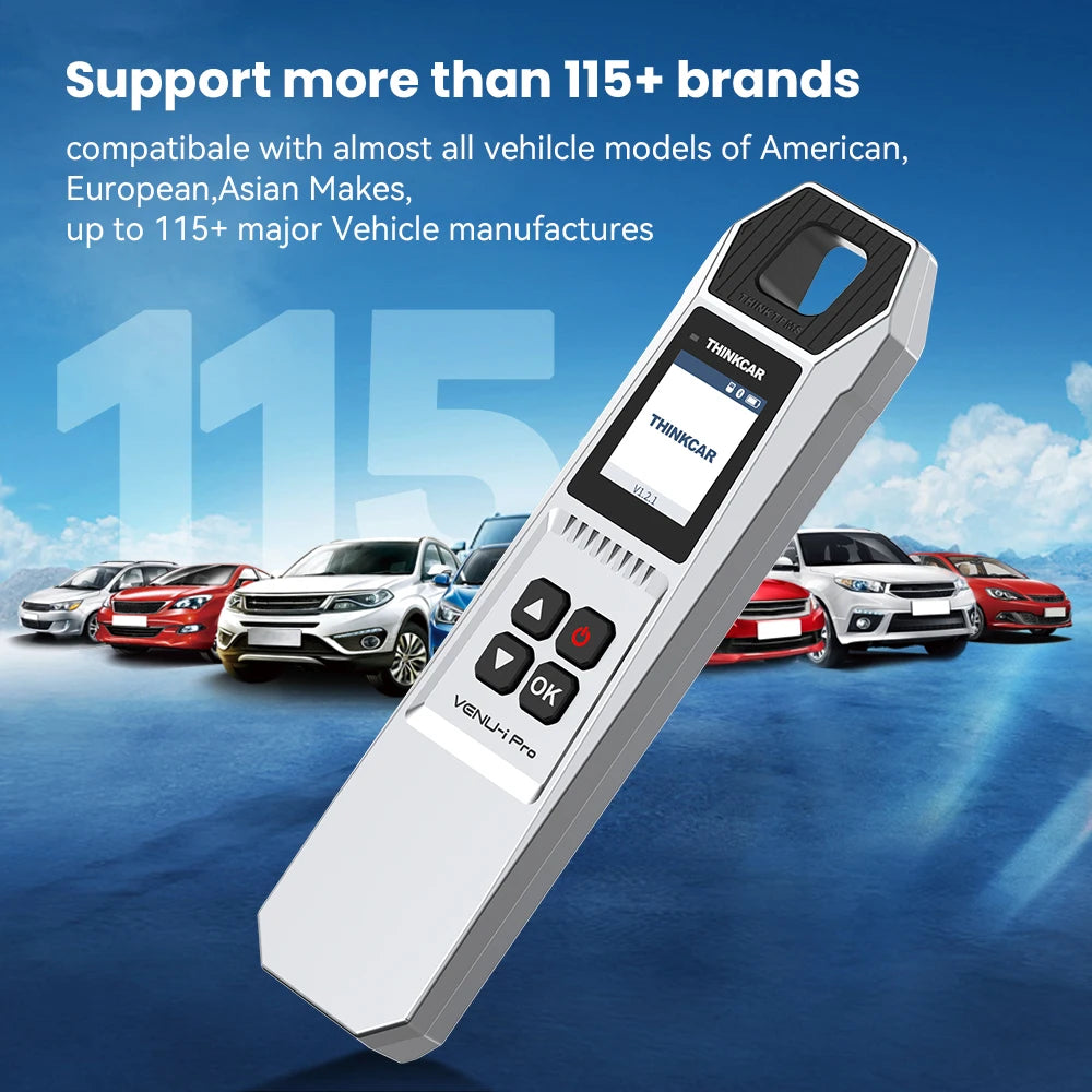 THINKCAR VENU iPro TPMS 315MHz 433MHz Car Tire Pressure Diagnosis Tool Universal Sensor Activation Programming Learning