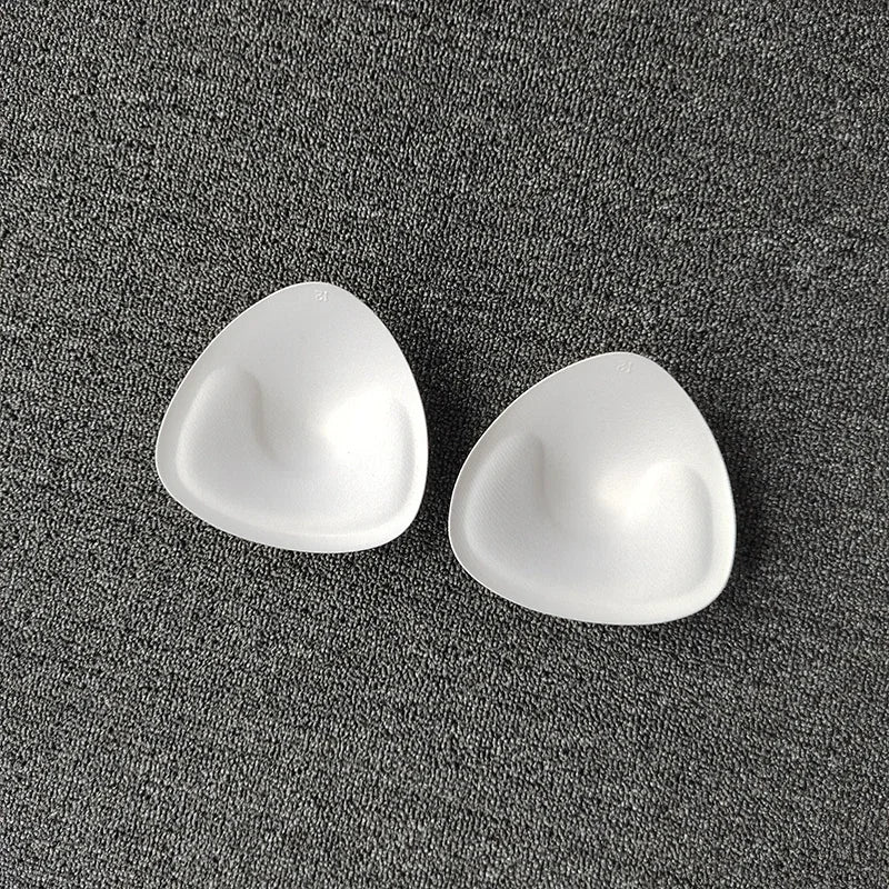 Triangle Sponge Push Up Bra Pads Set for Women Invisible Insert Swimsuit Bikini Breast Enhancers Chest Cup Pads Accessories