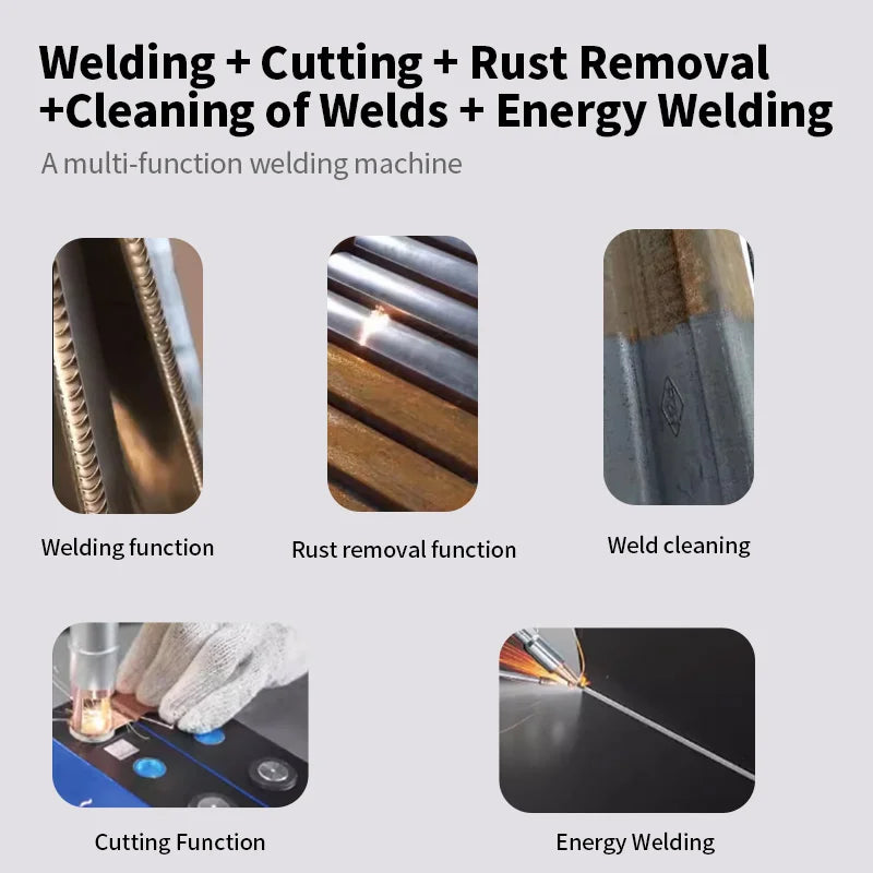 3000W Fiber Laser Welding 5 in 1 2000W Laser Welding Cleaning Cutting Machine 1500W For Metal Oxides On Stainless Steel