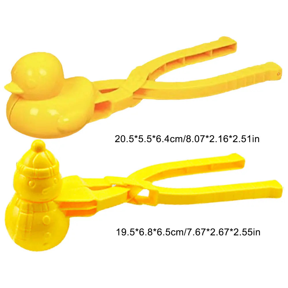 2/3/4PCS Duck Rice Mold DIY Sushi Molds Snowball/Rice Ball Maker Clip with Handle Cute Animal Rice Shaper Winter Snow Toys