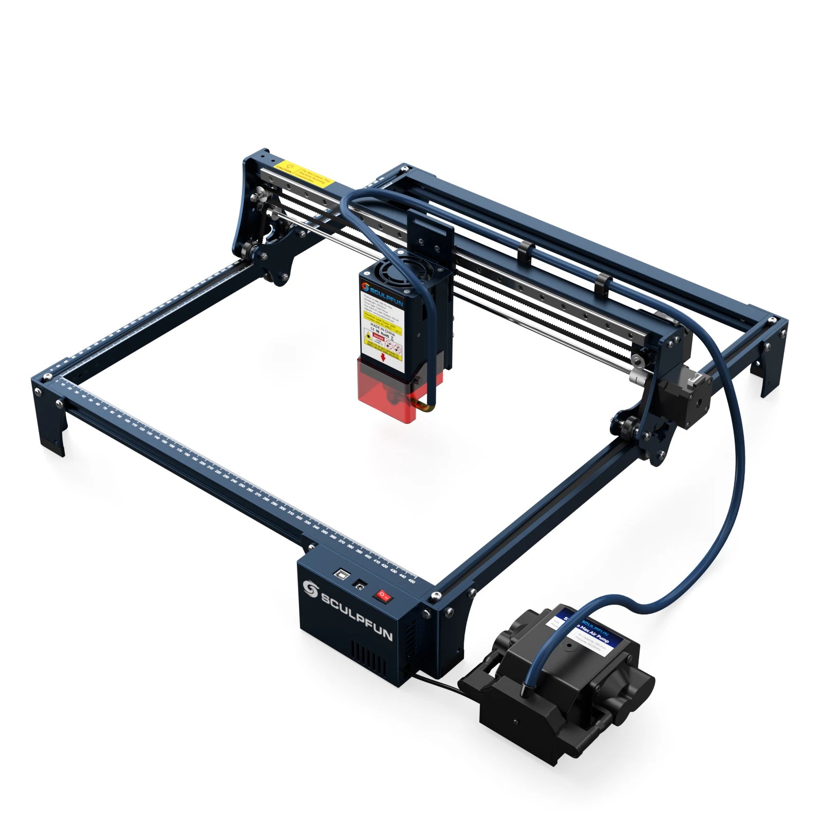 SCULPFUN S30 PRO MAX Laser Engraving Machine Automatic Air-assist System 20W Laser Cutter and Engraver Machine 410x400mm Area
