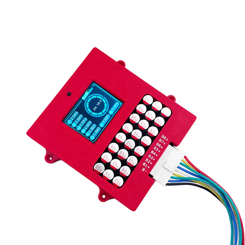 5A Lipo/lifepo4 active balancer 4s 6s 8s with Voltage Dispaly 12V Lithium Battery Energy transfer Active Equalizer