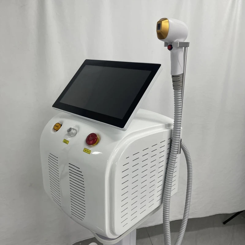 Portable Diode Ice Titanium Laser Hair Removal Machine Professional Permanent Alexandrite Device 808nm 5 Waves