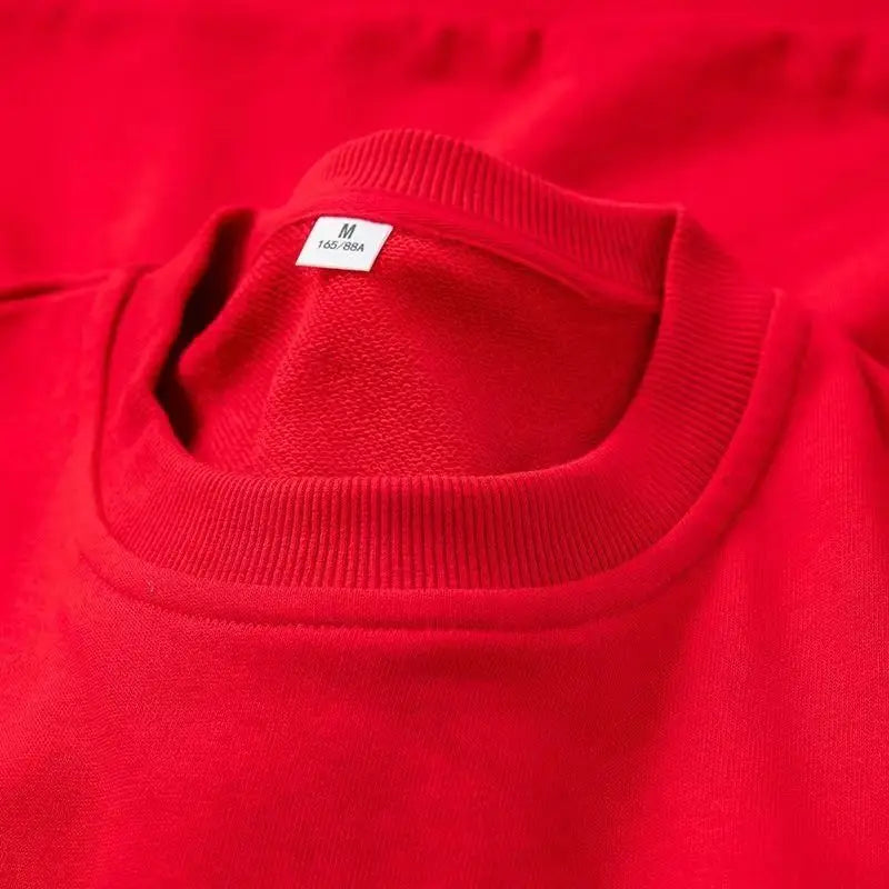 360g Heavyweight Cotton Sweater Solid Color Loose Relaxed Men's and Women's Pullover Hoodies Women