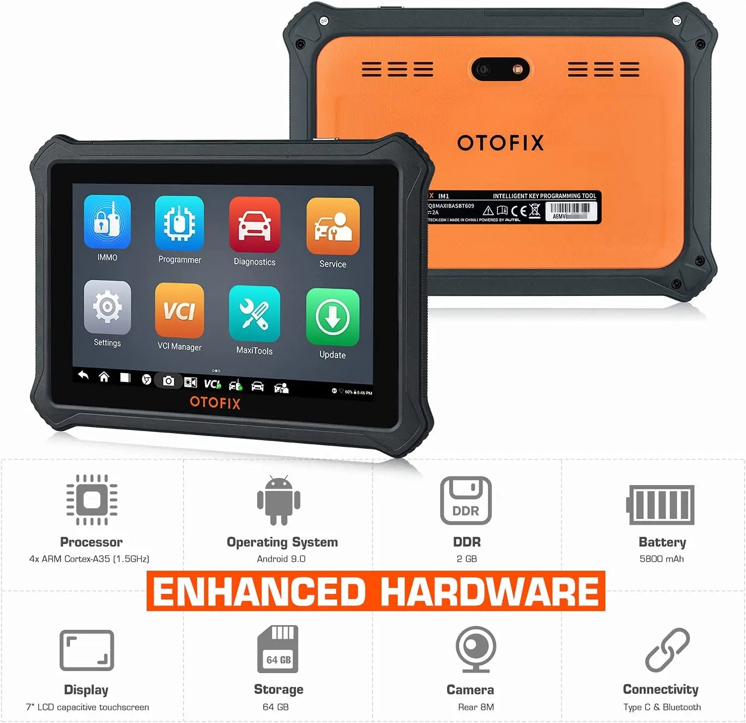 Car Key FOB Programming Tool OTOFIX IM1 All System Diagnostic Scan Tool Auto Key Programmer IMMO Function Key Tool 2 Year Update