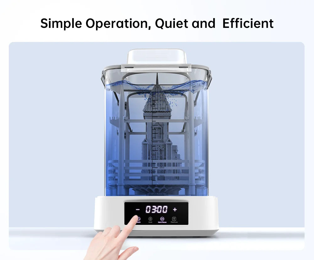 ANYCUBIC Wash & Cure 3 Plus AE Version Washing Curing 2 in 1 Machine For Photon Mono M5s LCD 3D Printer 3D Printing Models