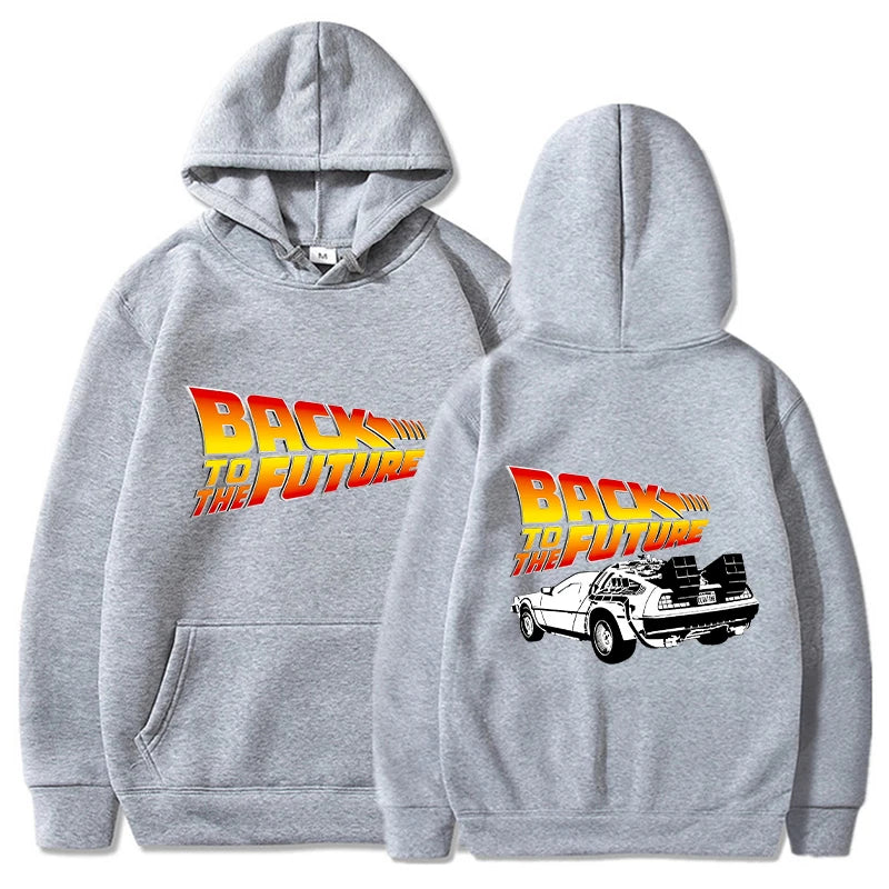 Back To The Future Hoodies Men Fashion Graphic Printed Long Sleeve Sweatshirts Women Casual Harajuku Pullover Tracksuit Sudadera