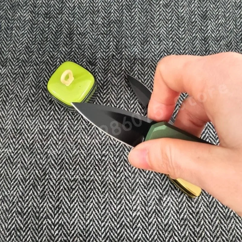 KS 7500 Multi-functional Folding Knife 8Cr13Mov Blade T6 Aviation Aluminum Anti-slip Handle  Camping Survival Fixed-edge Knife
