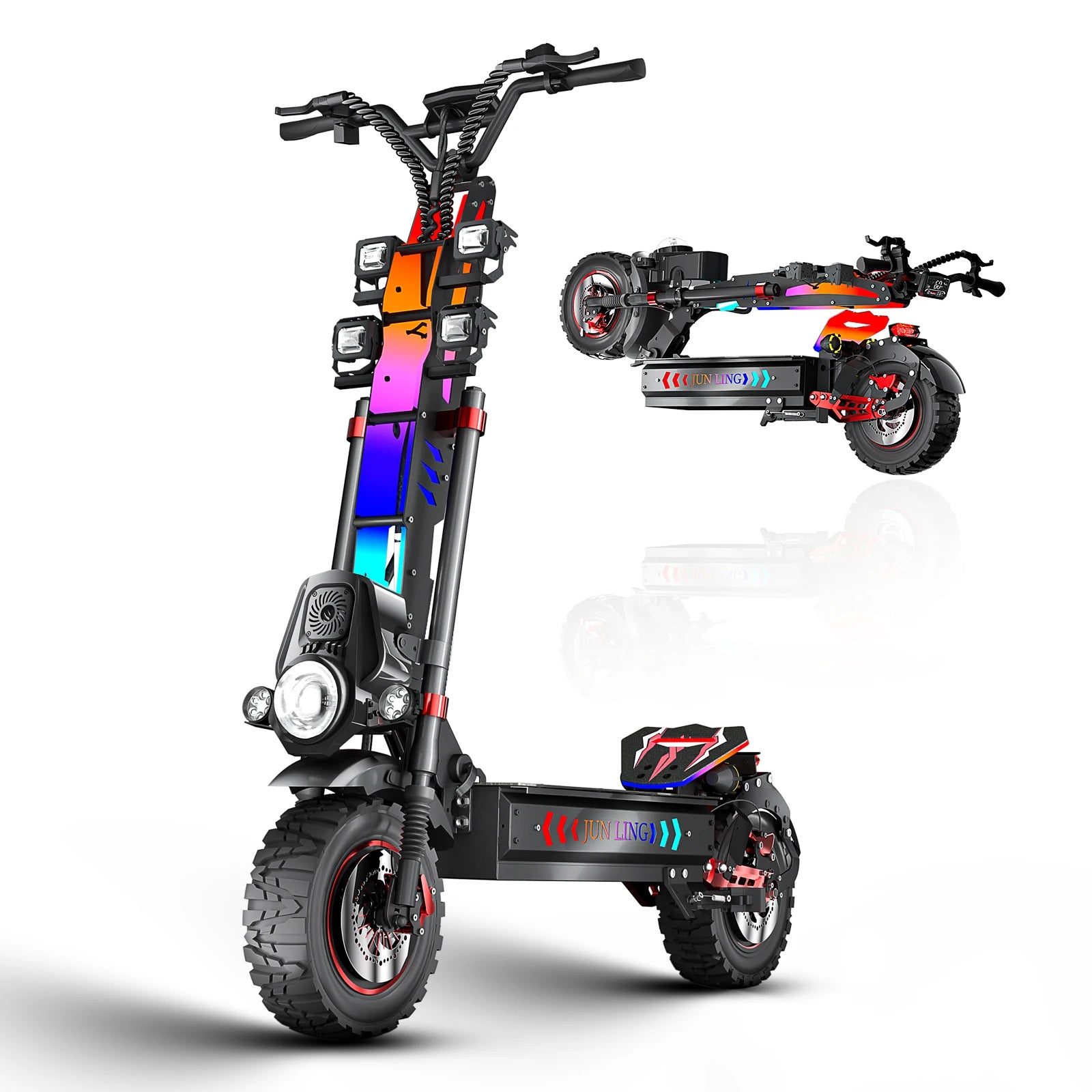 JUNLING JL86 10000W Electric Scooter for Adults with 55 MPH speed removeable battery kickscooter