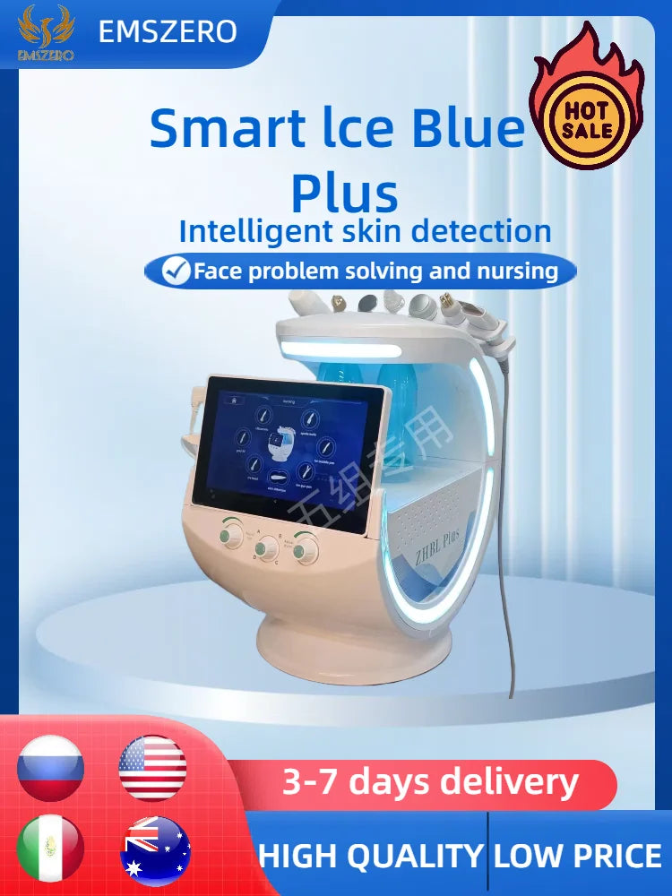 Best Smart Ice Blue Facial Treatment Machine 2025 Hydrofacial 7 In 1 Professional  Portable Dermabrasion The Latest