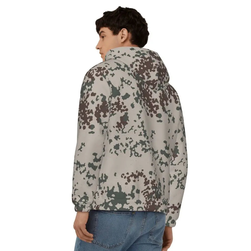 Splintertarn German WW2 Camouflage Army Military Camo  Zipper Hoodies Pullover Autumn Winter Sweatshirt Long Sleeve Tops