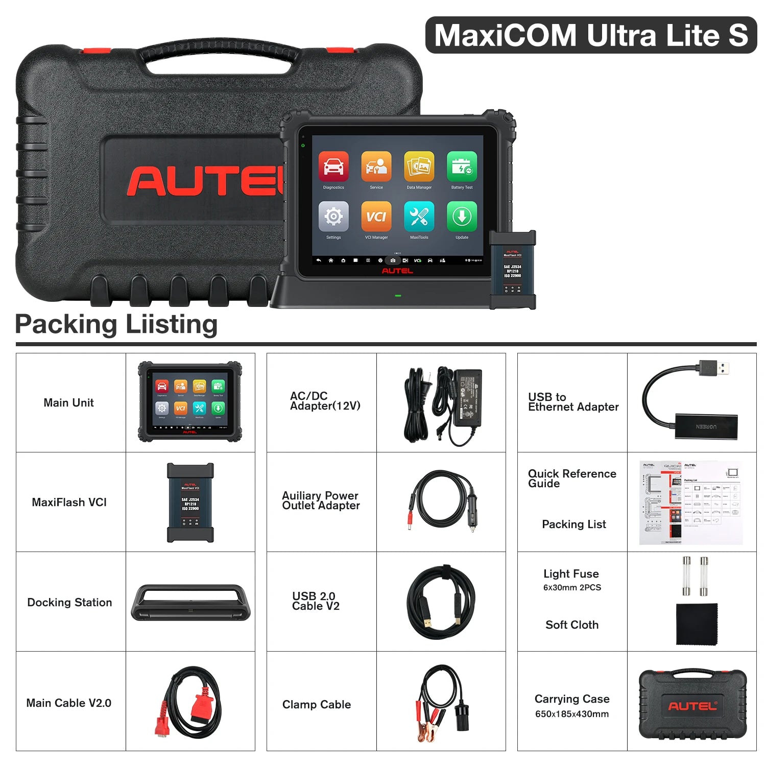 Autel Scanner Ultra Lite S Upgraded of MaxiSys MS909 Professional flagship Scan Tool, ECU Programming/Coding, 40+ Services