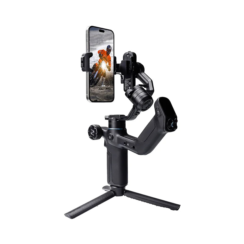 FeiyuTech SCORP Mini-3 Kit All-in-One Gimbal with Built-in AI Smart Tracking 2.0kg load, for Mirrorless Action Camera Smartphone