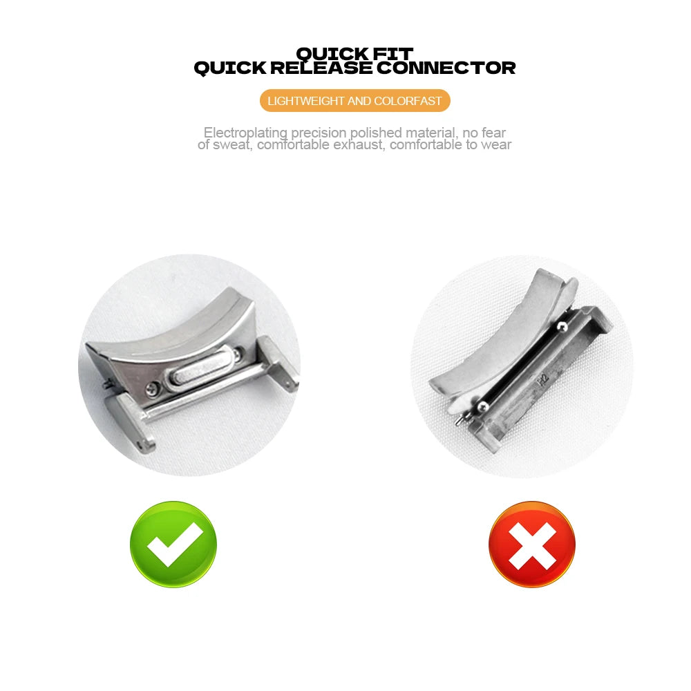 No Gaps Stainless Steel Strap For Samsung Galaxy Watch 6 5 4 44mm 40mm 5Pro 45mm Band Watch 6 4 Classic 43 47mm 42/46mm Bracelet