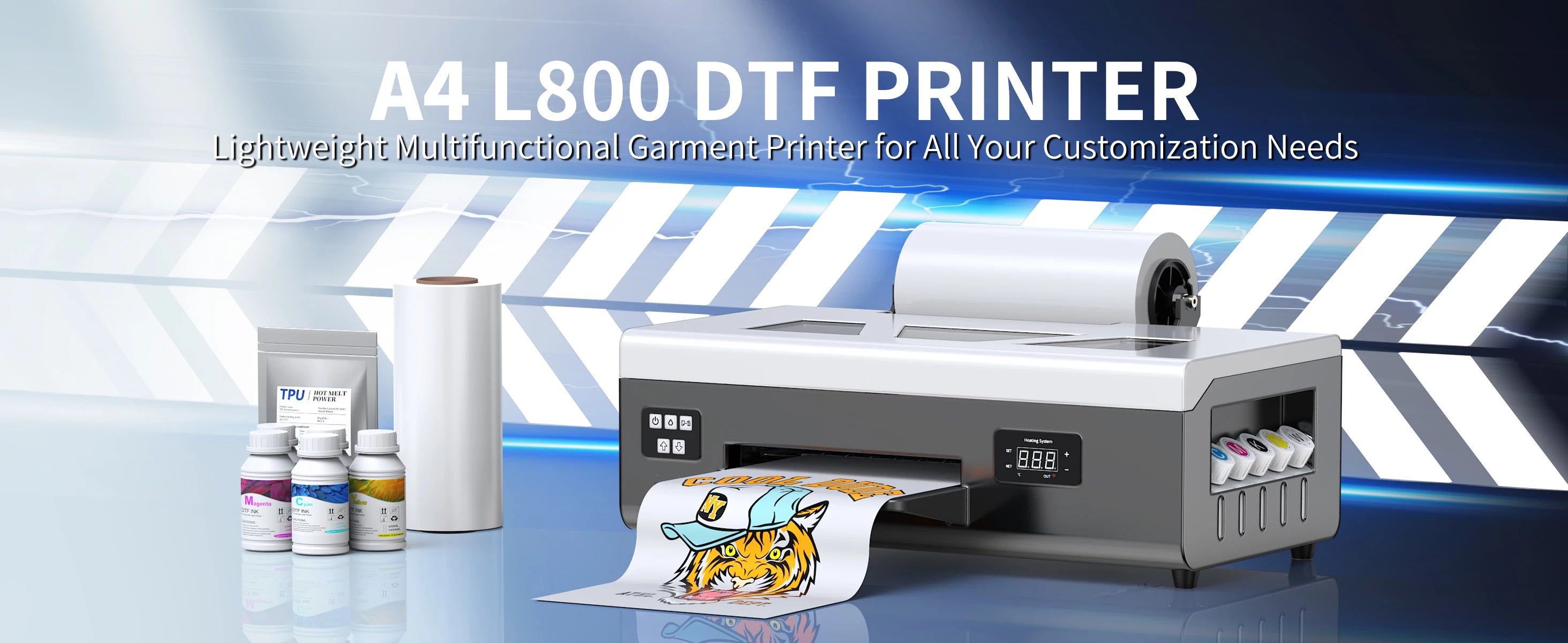 OYfame impresora dtf a4 For Epson L805 DTF Printer L800 DTF Transfer Film t shirt printing machine A4 for textil fabric clothes