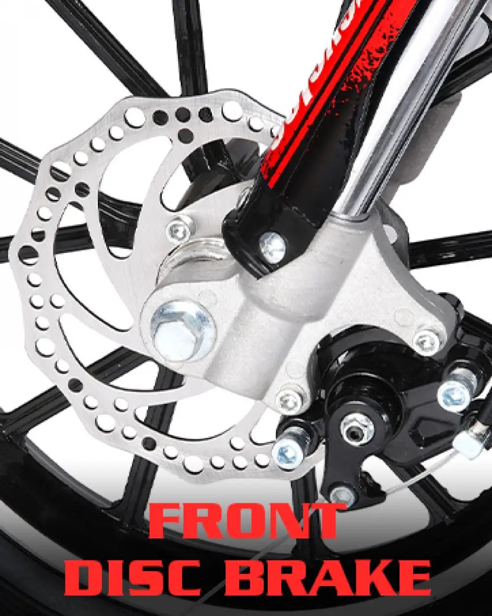 Gas Bike For Kids, Mini Dirt Bike, 49CC 2-Stroke Gas Powered Motorcycle, Shock Absorption Pocket Motorbike, Up to 25 Mph