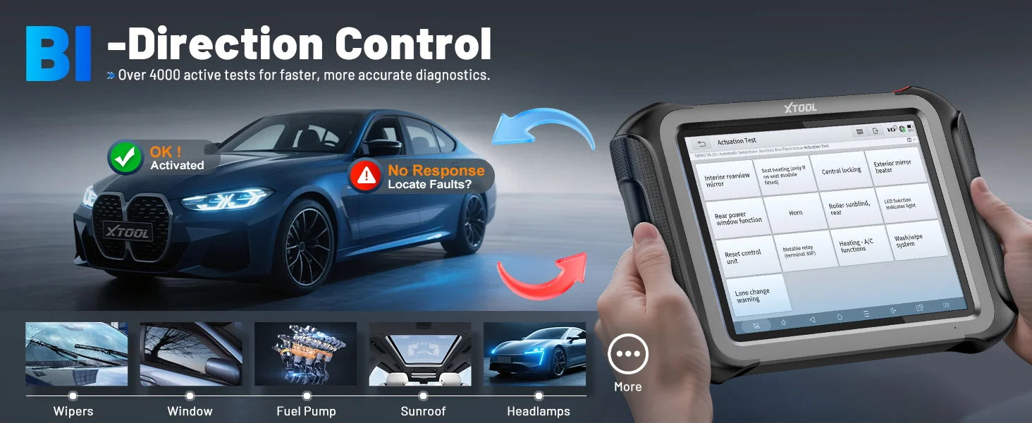 XTOOL D9S PRO Bluetooth Diagnostic Tool ECU Coding Programming Automotive Scanner Key Programmer Topology Map CAN FD DoIP