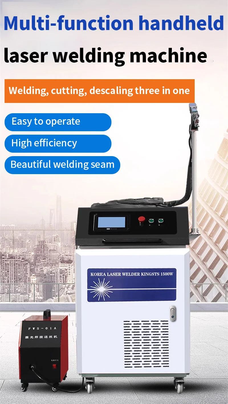 3000W Fiber Laser Welding 5 in 1 2000W Laser Welding Cleaning Cutting Machine 1500W For Metal Oxides On Stainless Steel