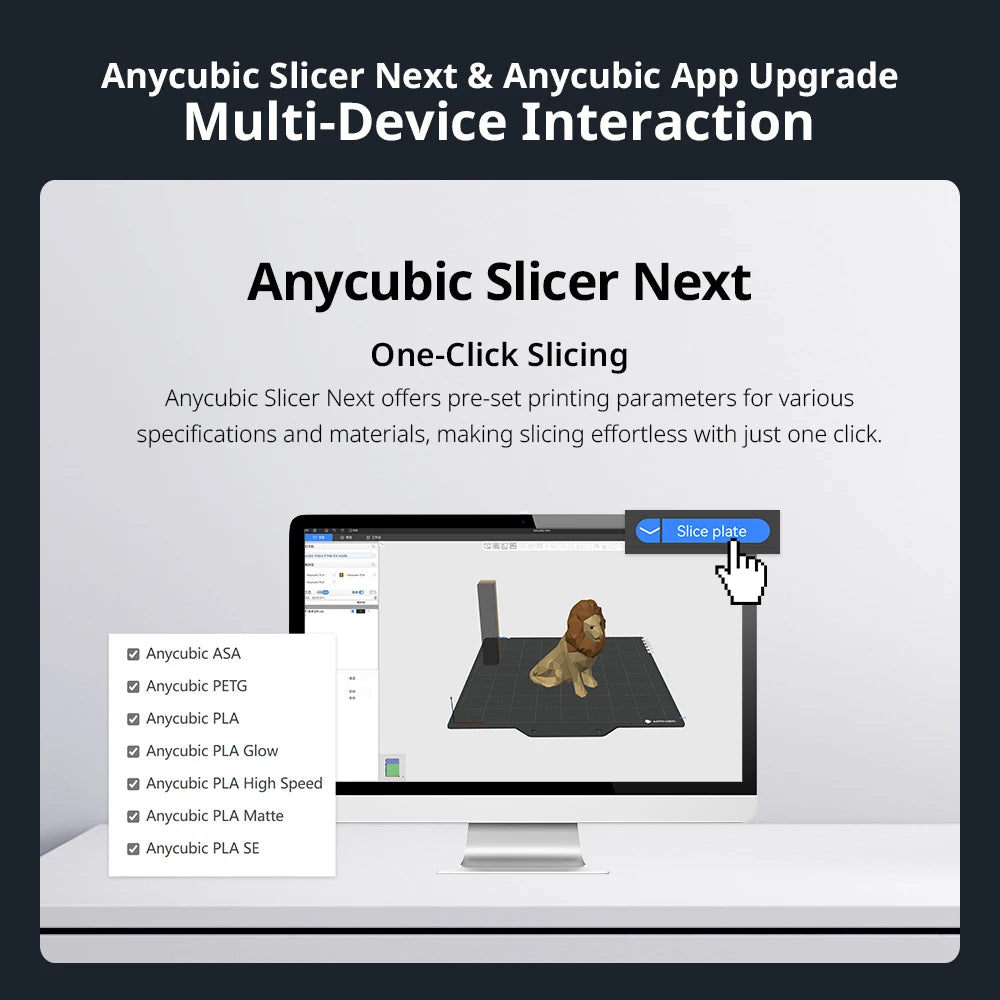 ANYCUBIC Kobra 3 Max Combo Multi-Color 3D Printer Max Speed 600mm/s Build Volume 500*420*420mm Smart APP Control 3D Printer