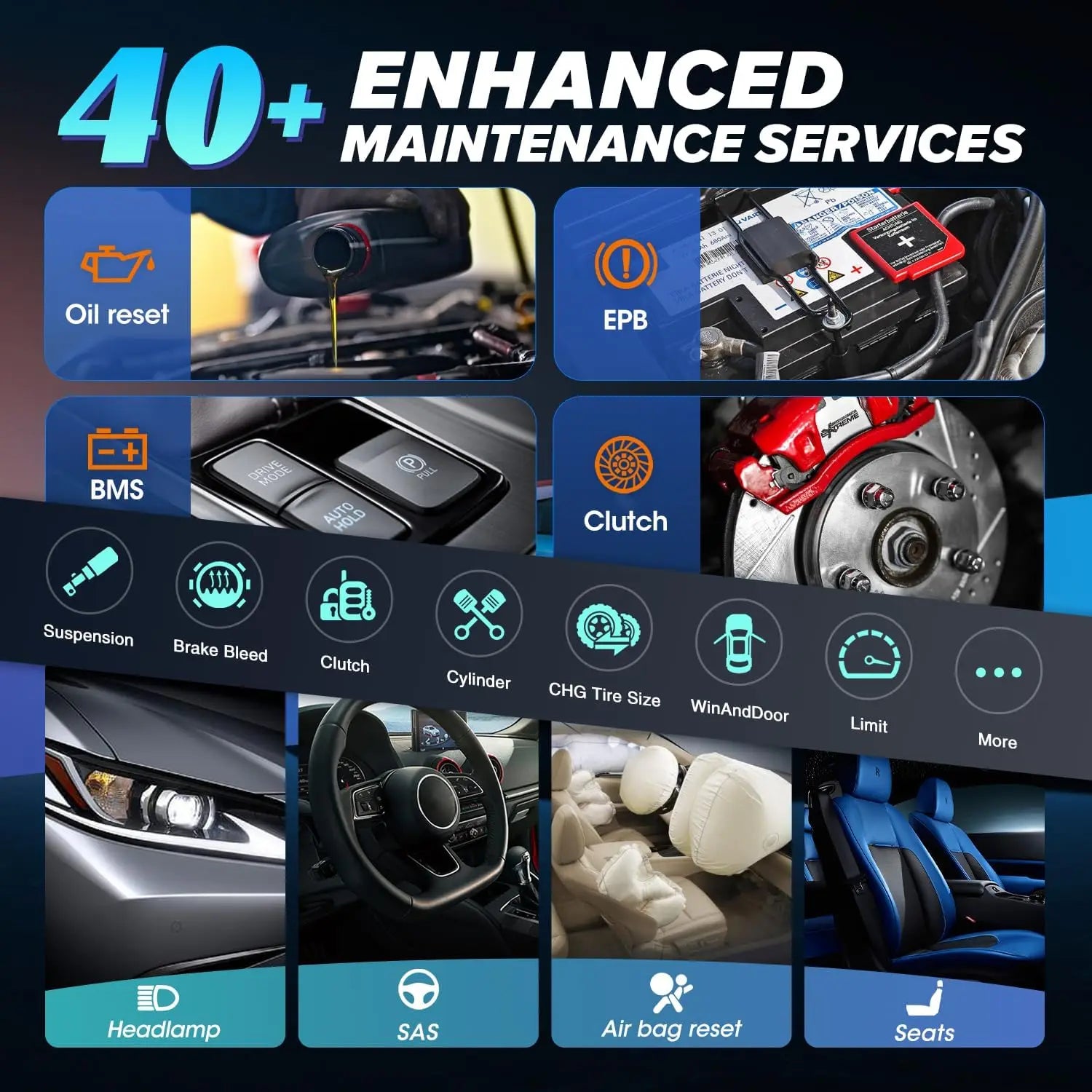 Autel MaxiIM IM508S XP200 Car Key Programming Tool Diagnostic Tool All-in-One Key Programmer OBD2 Scanner Updated of IM508