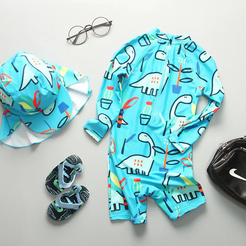 Top Quality Boy Swimsuit UPF50 UV Protection Summer Baby Toddler Swimwear Children's Bathing Suit Beach Pool Surf Swimming Wear