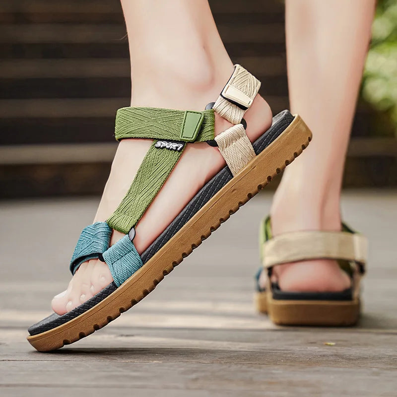 Summer Men Sandals Fashion Leisure Beach Holiday Sandals for Men's Lightweight Shoes New Outdoor Comfortable Casual Sandalies