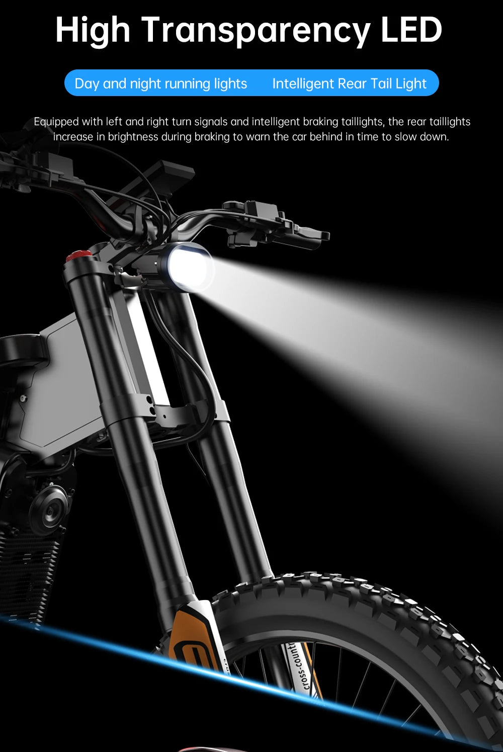 EKX X21 Max Electric Motorcycles 3000W Brushless Gearless Motors 60V30AH Lithium Battery Speed 85Kmh Adult Off Road Ebike