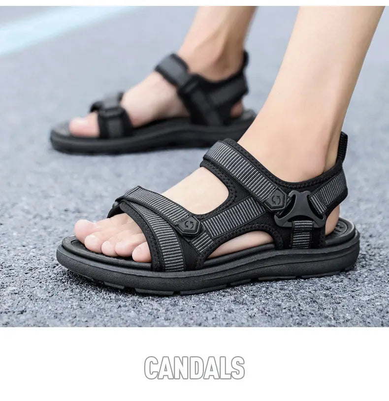 Summer Sandals for Men Leisure Beach Sandals Male Fashion Leisure Beach Holiday Sandals  Shoes Lightweight Outdoor Casual Shoes