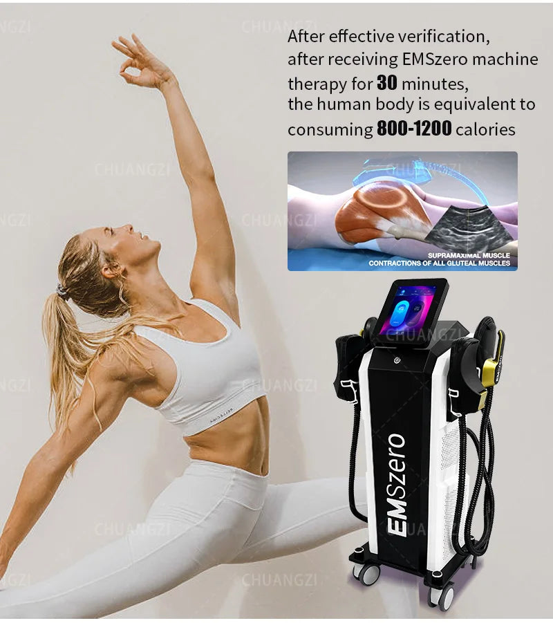 Ems Neo Electromagnetic stimulate Sculpting Muscle Machine Nova Emszero RF Body Slimming Reduce fat build muscles Machines