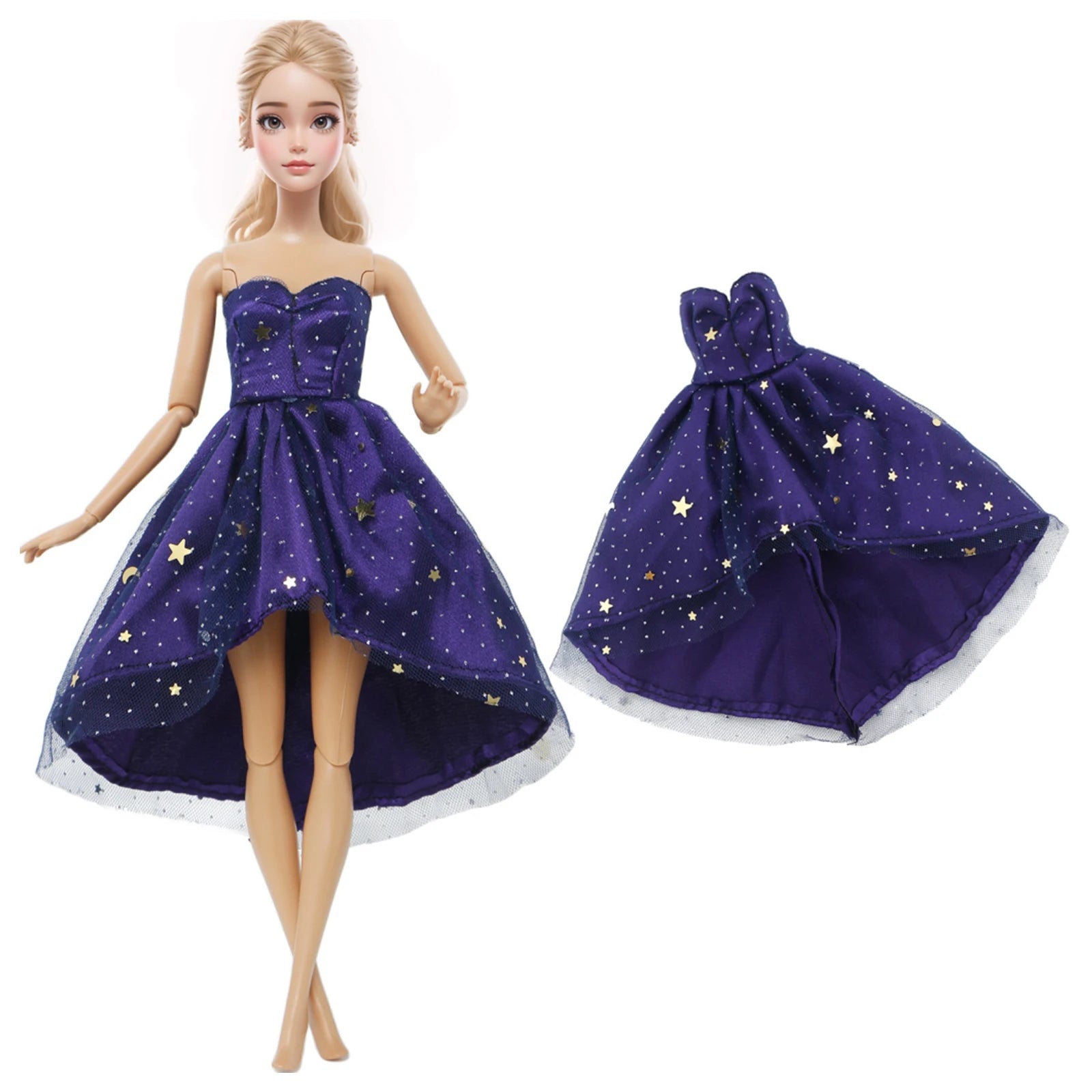 Blue Series Doll Outfit 30cm Doll Dress Swimsuit Tops Pants Skirt Party Gown 11.8 Inch Doll Clothes Accessories 1/6 Toy Gift