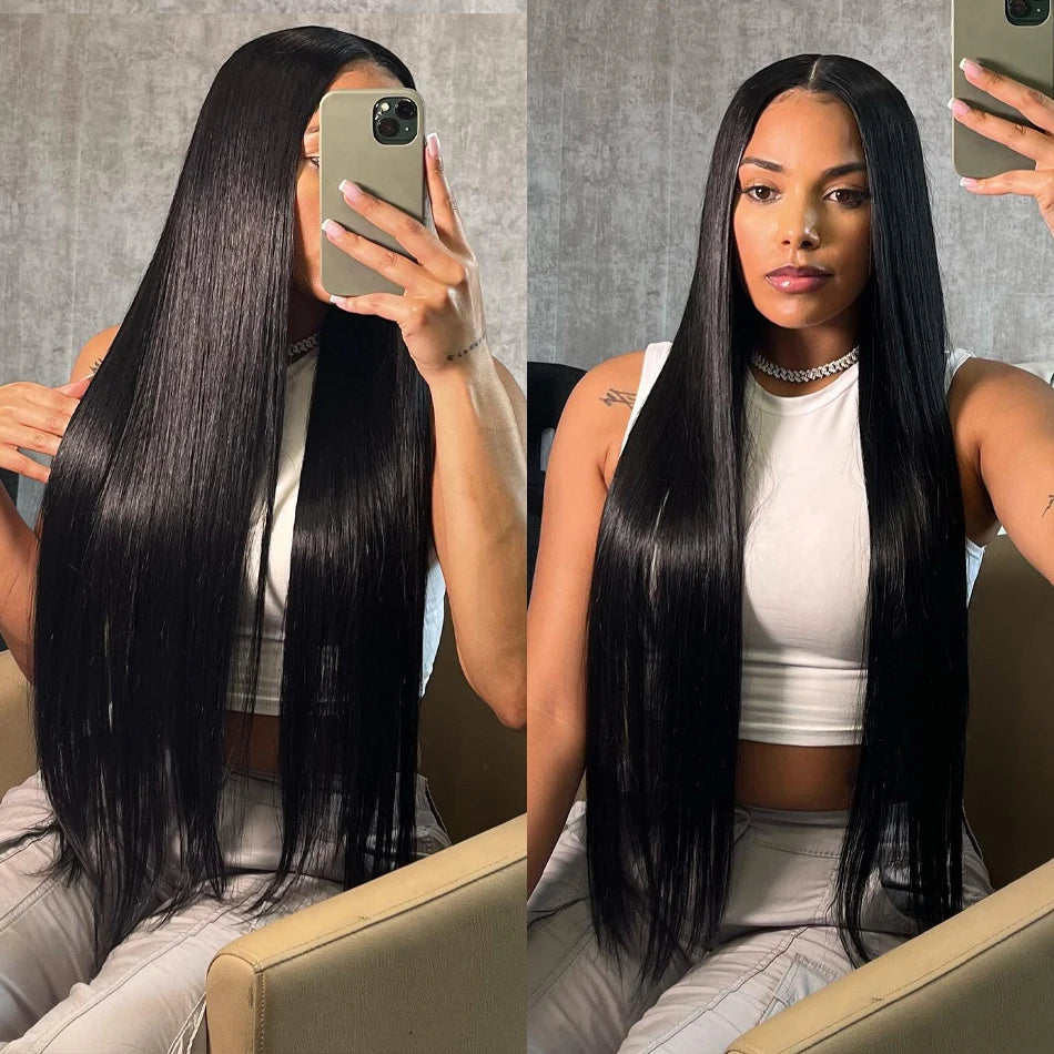 Bone Straight Human Hair Virgin Inch Extensions 3 4 Bundles Natural Black Brazilian Weave Raw Deals Unprocessed Crochet Tissage