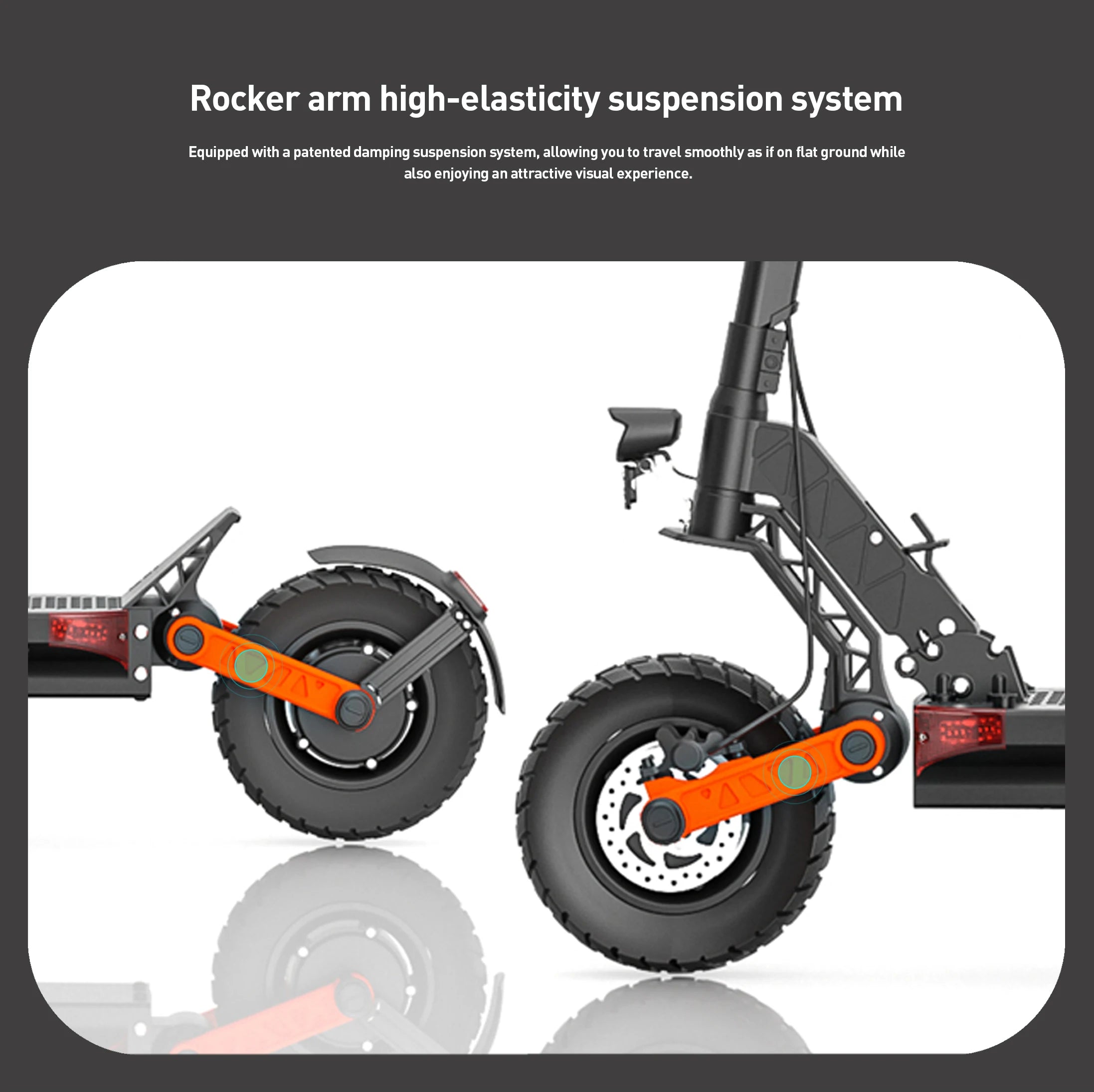 JOYOR S10-S-Z Adult E-scooter 10 Inch Off Road Tire Off Road Electric Scooter 60V18Ah Battery Escooter 1000W*2 Dual motors