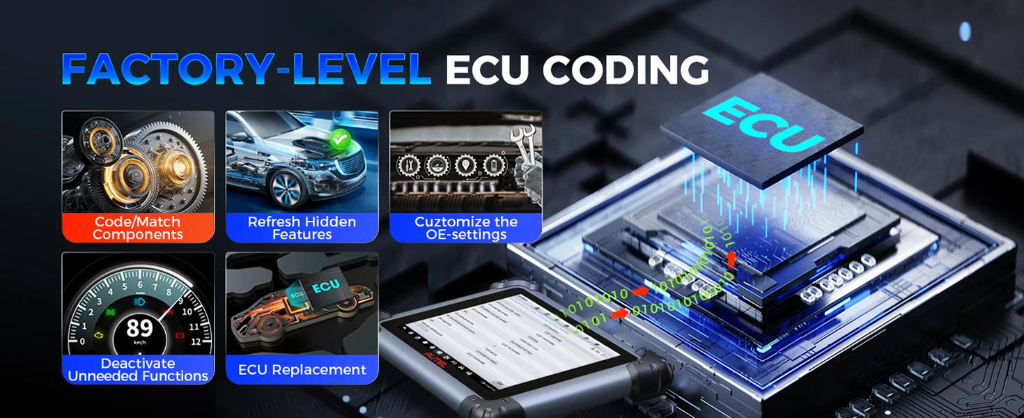 Autel MaxiSys Elite II Pro ULTRA Diagnostic Tools J2534 ECU Programming Coding Auto Scanner as MS919 Motor TruSpeed CAN FD DoIP