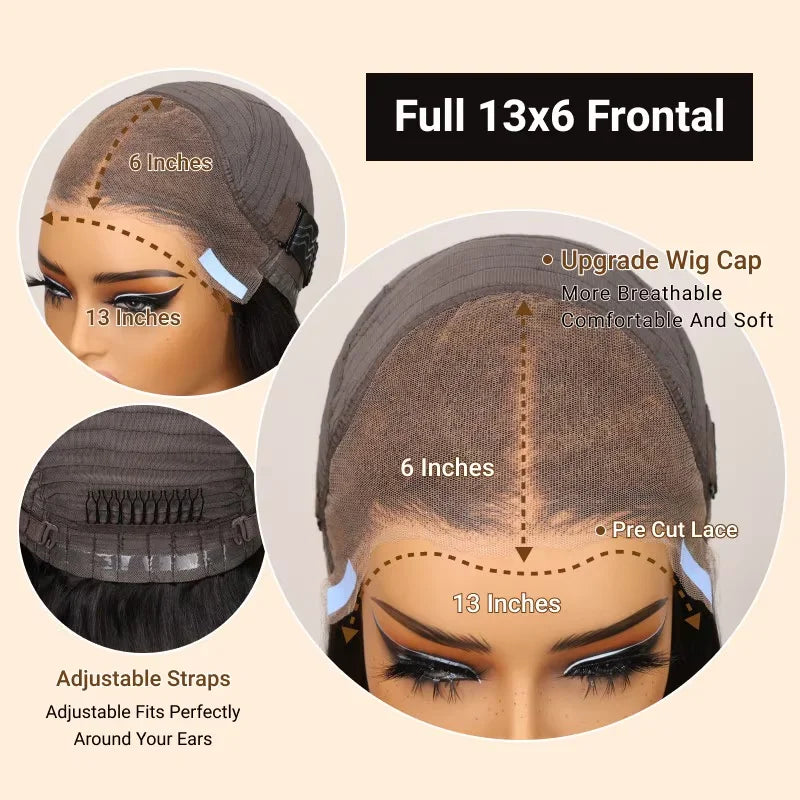 Nadula Hair Lace Front Wigs 13x4 Brazilian Body Wave Wig Human Hair Wigs 13x6 360 Full Lace Wig For Women Swiss Lace Body Wave