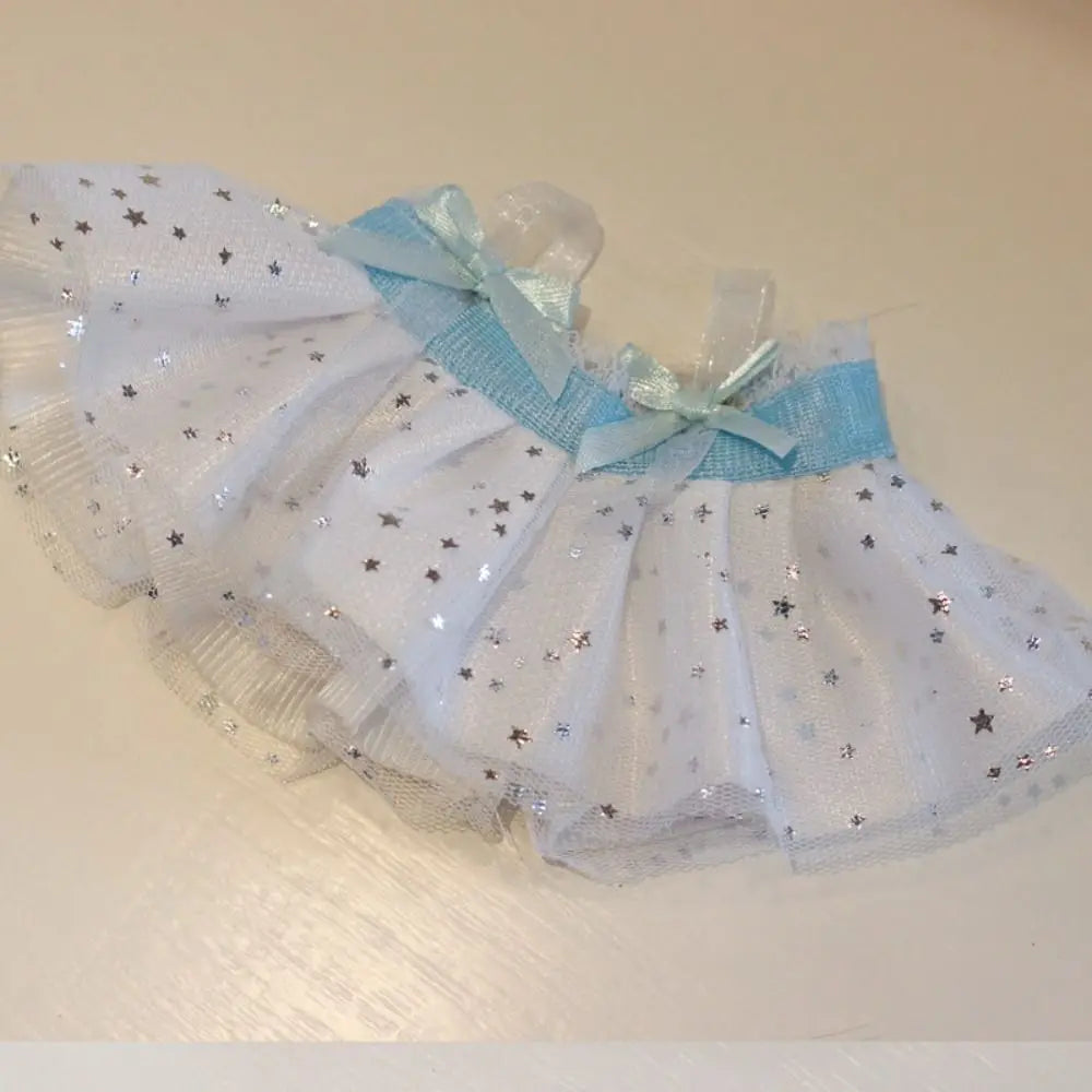 Head Cover 20cm Cotton Doll Dress Shoulder Strap Skirt Hoodies Cotton Doll Clothes DIY Dress Up Sweet Plush Toy Clothes