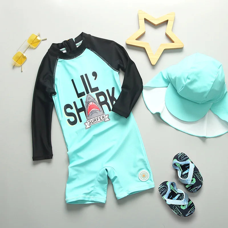 Top Quality Boy Swimsuit UPF50 UV Protection Summer Baby Toddler Swimwear Children's Bathing Suit Beach Pool Surf Swimming Wear