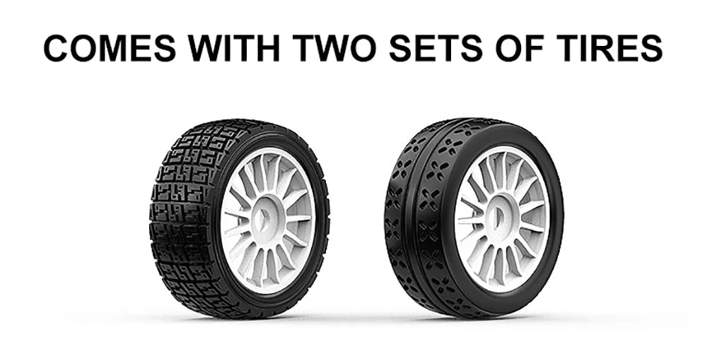 Hyper Go MJX 7304 WRC Remote Control Car 7303 1/7 Drifting Car Rally Car Drifting Four-Wheel Drive Rally Car Model Toy