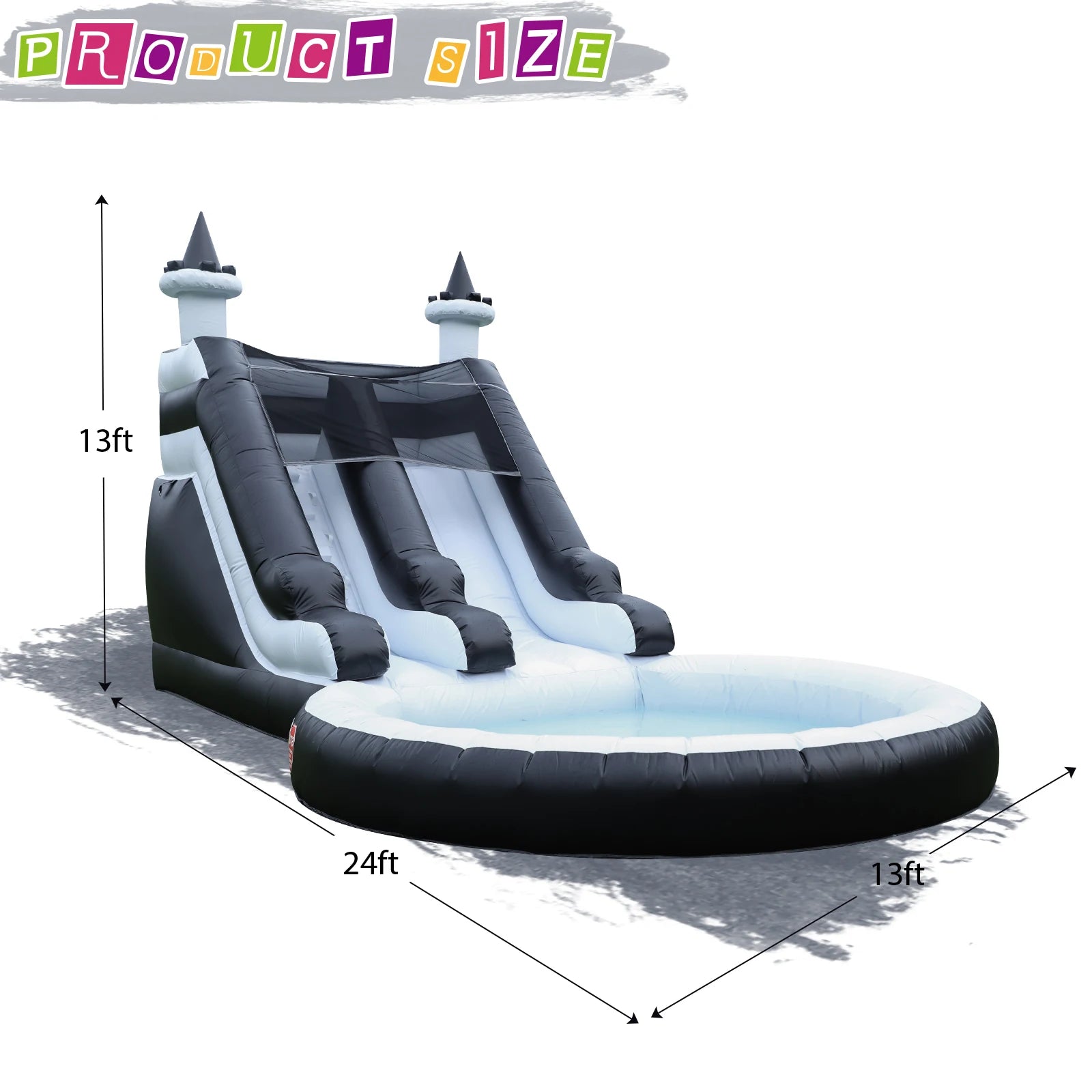 King Inflatable Summer Outdoor Sildes Air Bounce Water amusement Play Equipment Inflatble Water Double Slide Bubble Ball Pit