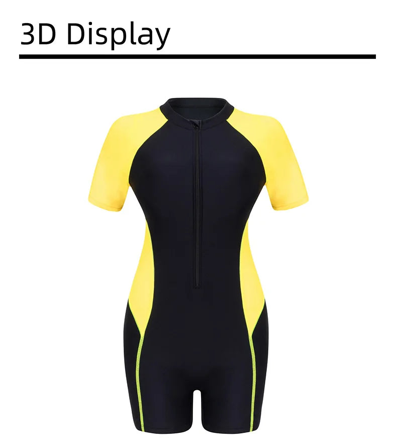 Women's Speed Suit Swimsuit 2025 New Style Thermal Bath Slimming plus Size Pure Desire Swimming Pool Competition Special