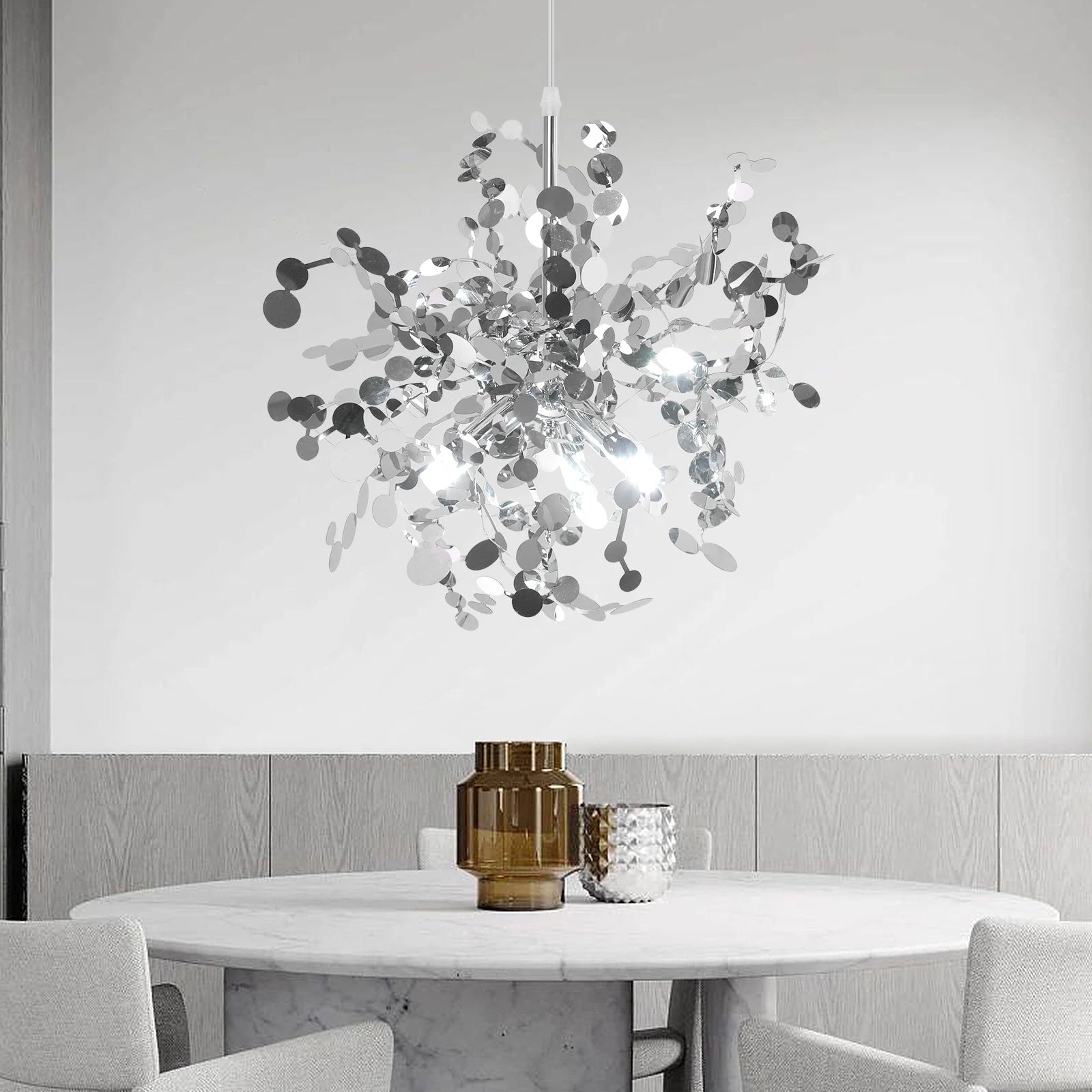 Modern Pendant Light Led Firework Chandelier Hanging Ceiling Lamp Dining Room Kitchen Island Nordic Luminaire Home Decor Fixture