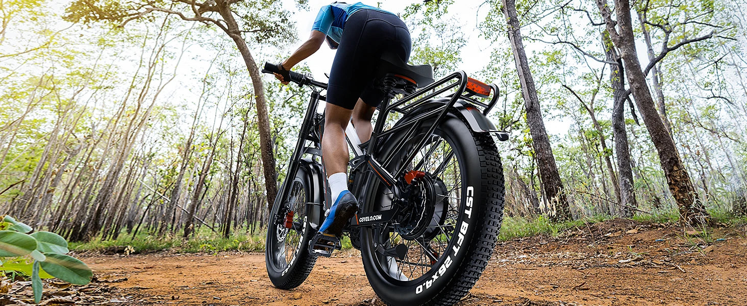 Cybervelo Strong Power Ebike, 5000W Motor Off Road Electric Bike, 100 Miles Long Range, 26"x4.0” Fat Tire, 40Ah Big Battery EK9