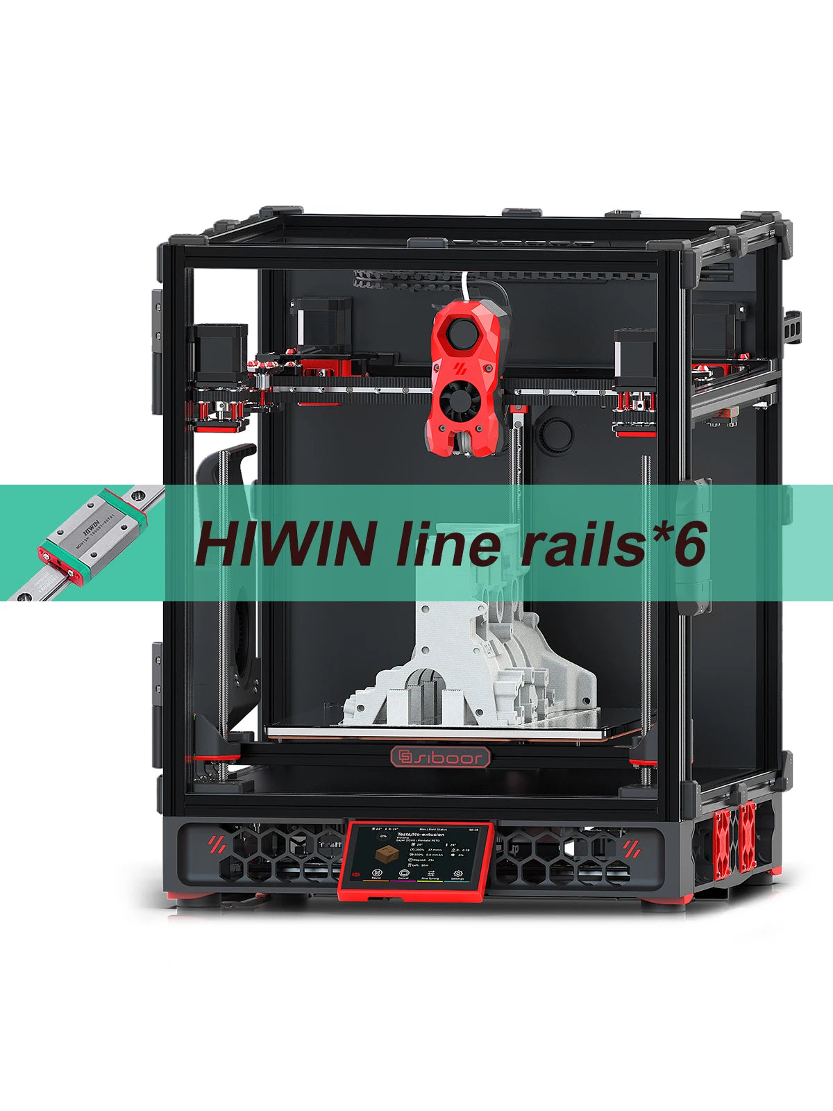 Upgraded SIBOOR Voron Trident [JUNE] CNC Metal Structure 4AWD CoreXY 3D Printer DIY Desktop Automatic Leveling High Speed Kit