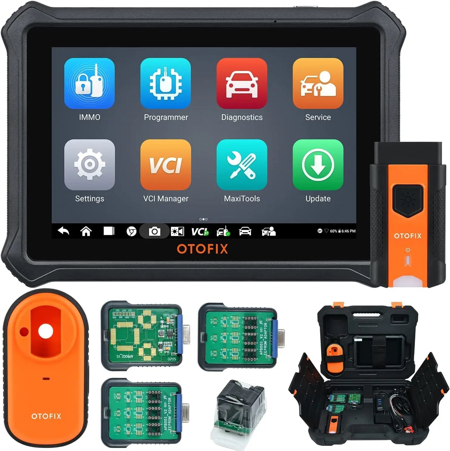 OTOFIX IM1 XP1 Por Automotive Key FOB Programming Tool Immobilizer Programmer Diagnostic Tool Full System Scanner 2 Year Update