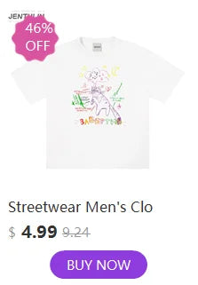 Hip Hop Streetwear Men's Tshirt Sober Graphic Oversized Short Sleeve Aesthetic Print Y2k Tops Tees Harajuku Goth Clothing Cotton