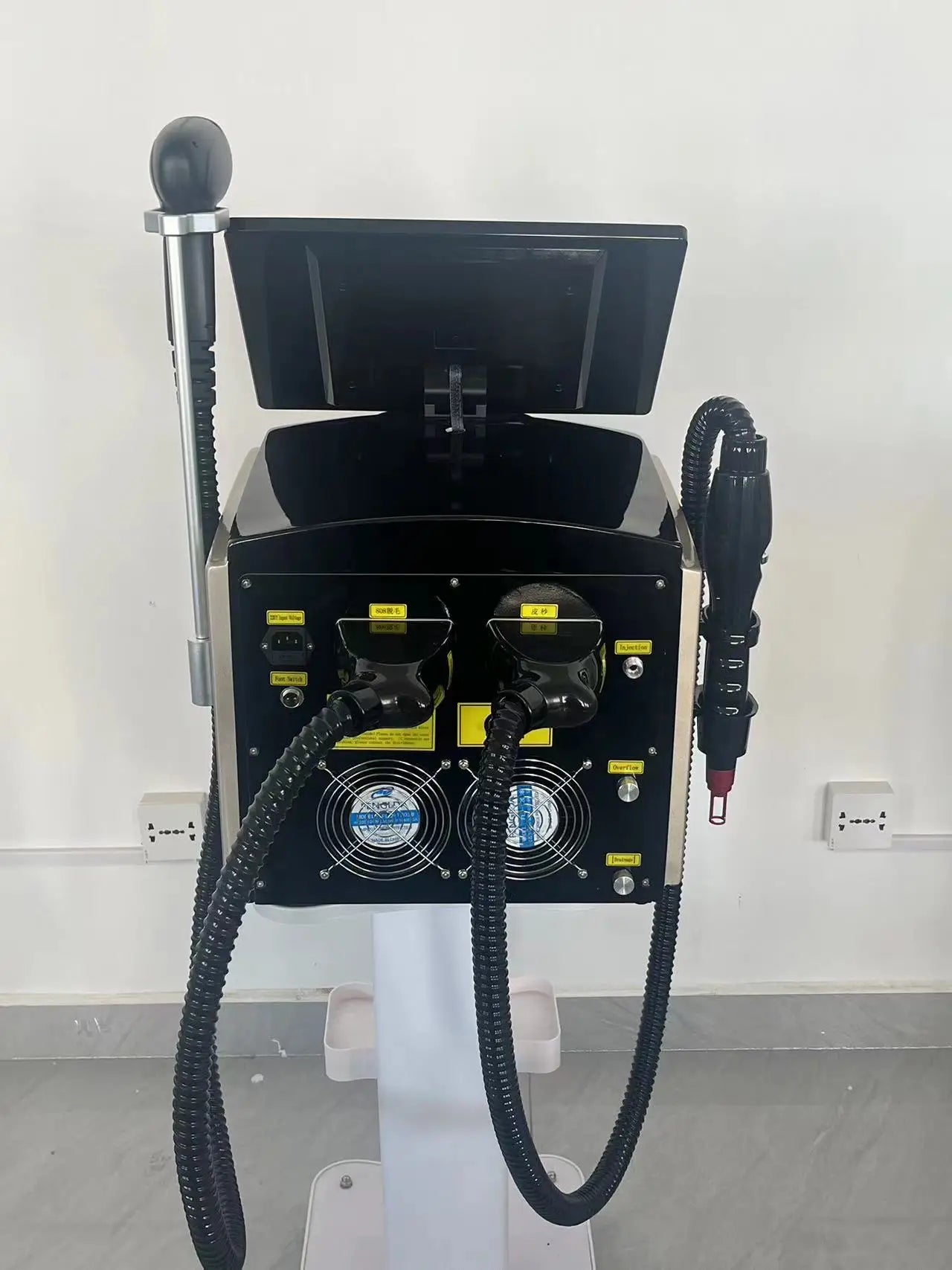 2in1 Soprano Titanium Ice Platinum Diode 755 808 1064nm 3 Wavelength Laser ND:YAG Machine Painless Hair Removal Machine