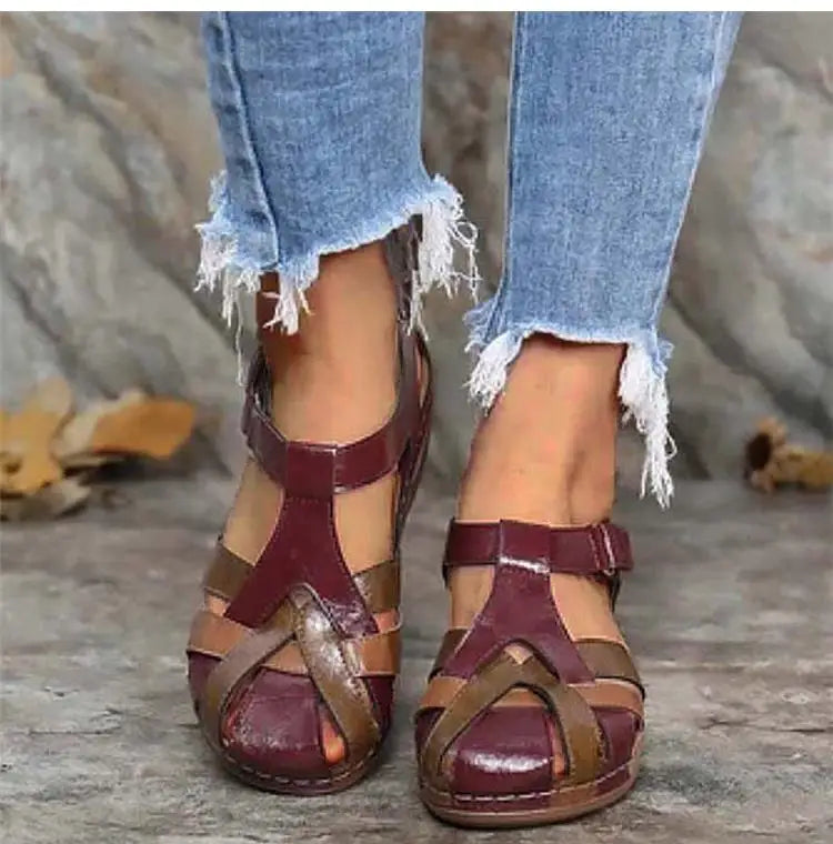 Summer Sandals Women Shoes Outdoor Walking Shoes Non-Slip Sandals Ladies Wedge Sandals Woman Casual Sandal Women Footwear Female