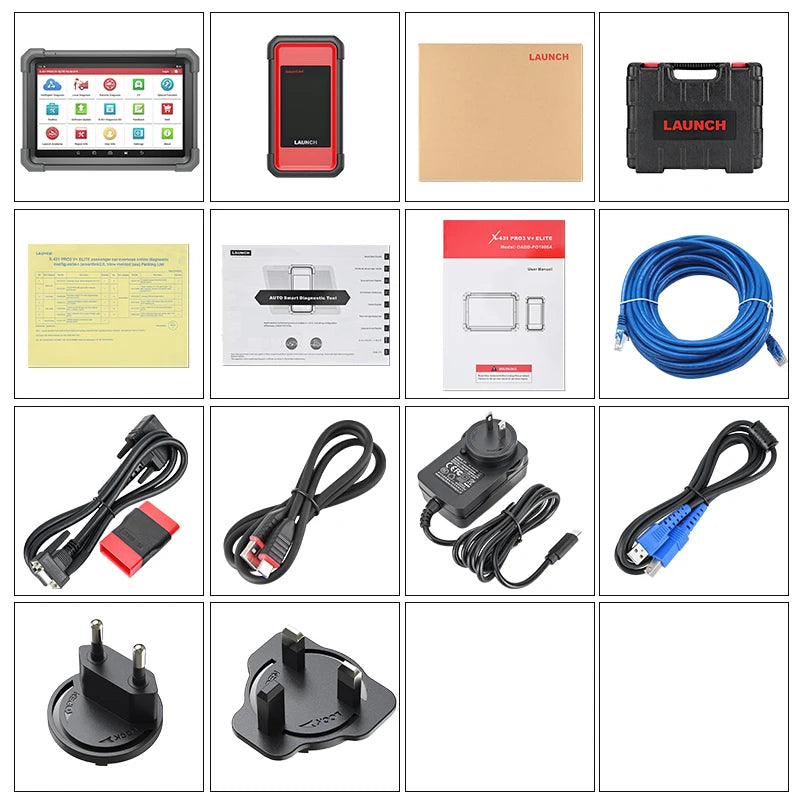 LAUNCH X-431 PRO3V+ELITE Professional Car Diagnostic Tool Automotive Scanner Auto Scan Tools SmartLink C Free Shipping New