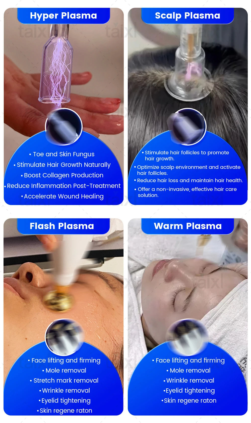 Latest cold and hot plasma 8in1 diamond seal ozone plasma rejuvenation anti-aging beauty machine