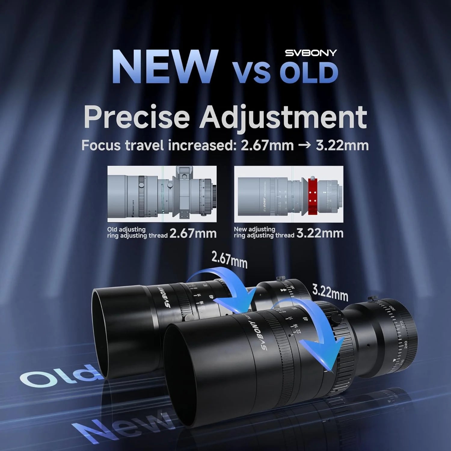 Svbony SV555 New Upgrade Astrophotography Telescope APO 243mm f/4.5 Telephoto Camera Lens for Full Frame Sky Imaging